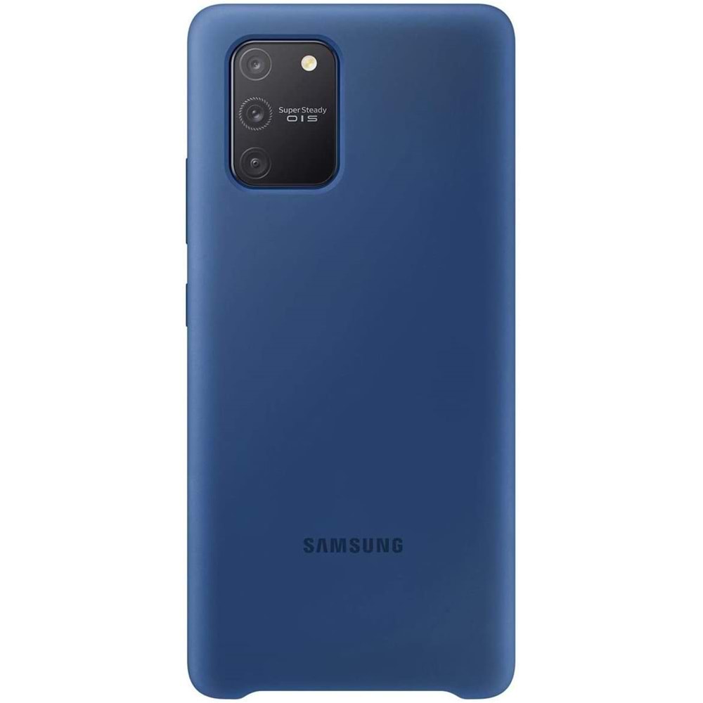 Samsung Galaxy S10 Lite Silikon Cover Kılıf, Mavi EF-PG770TLEGWW