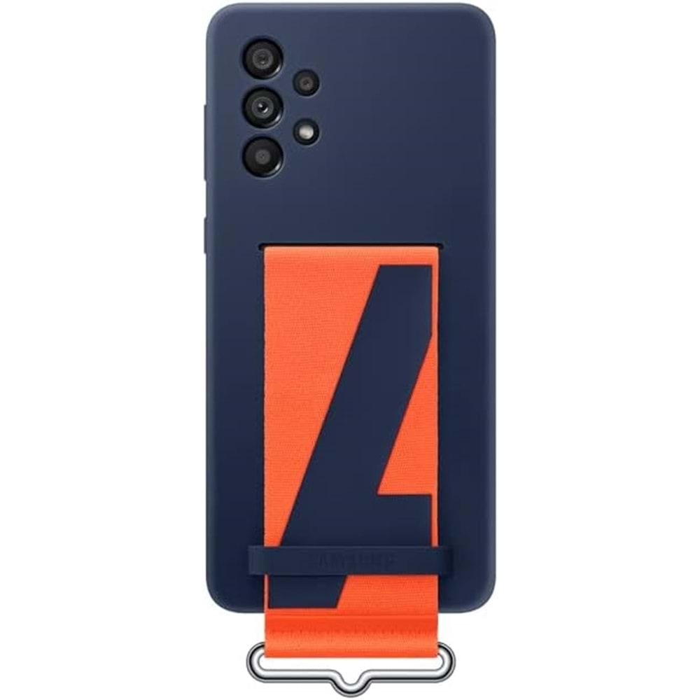 Samsung Galaxy A73 5G Kordonlu Kayışlı Silikon Kılıf Strap Cover