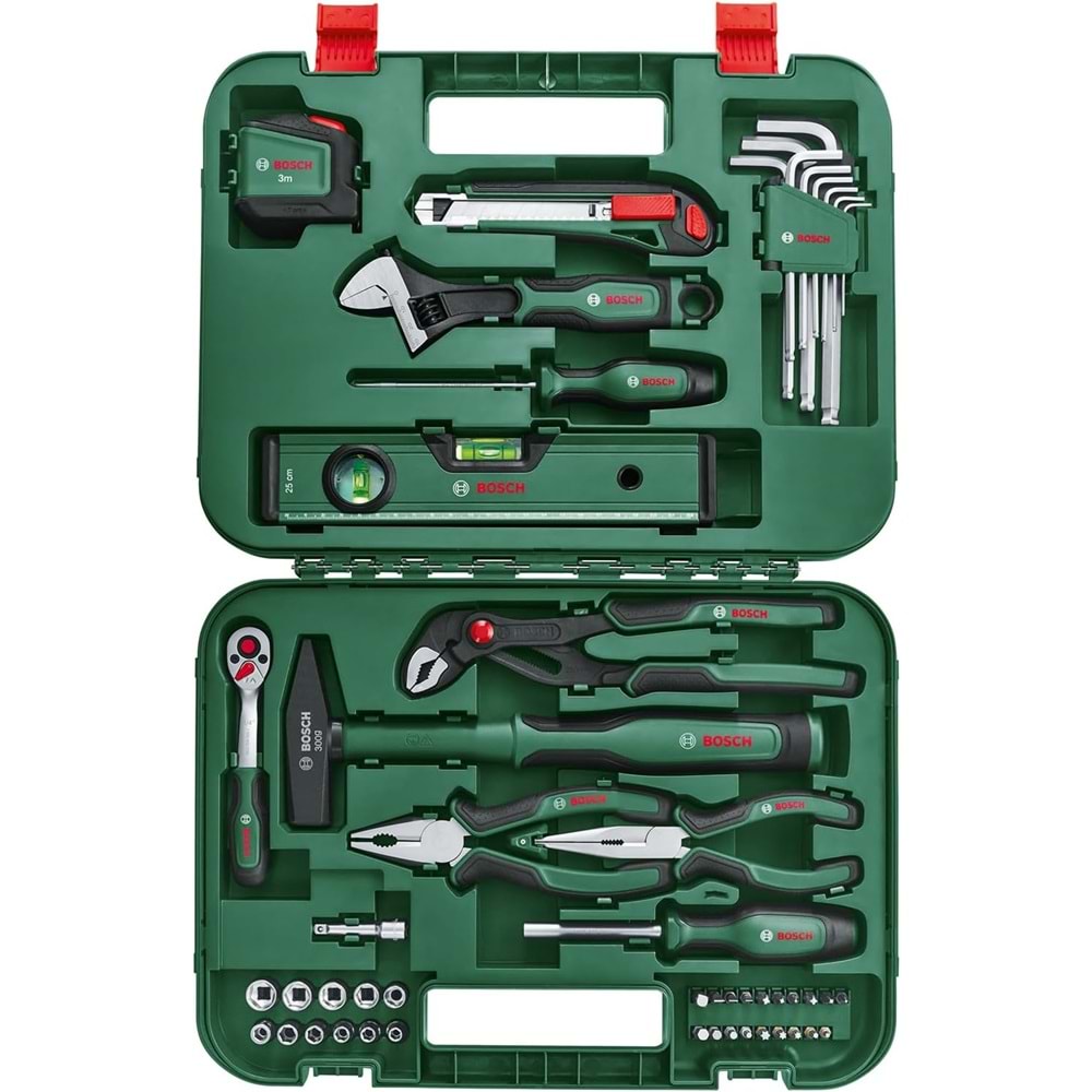 Bosch 52 Parça El Aletleri Seti 1600A02BY7