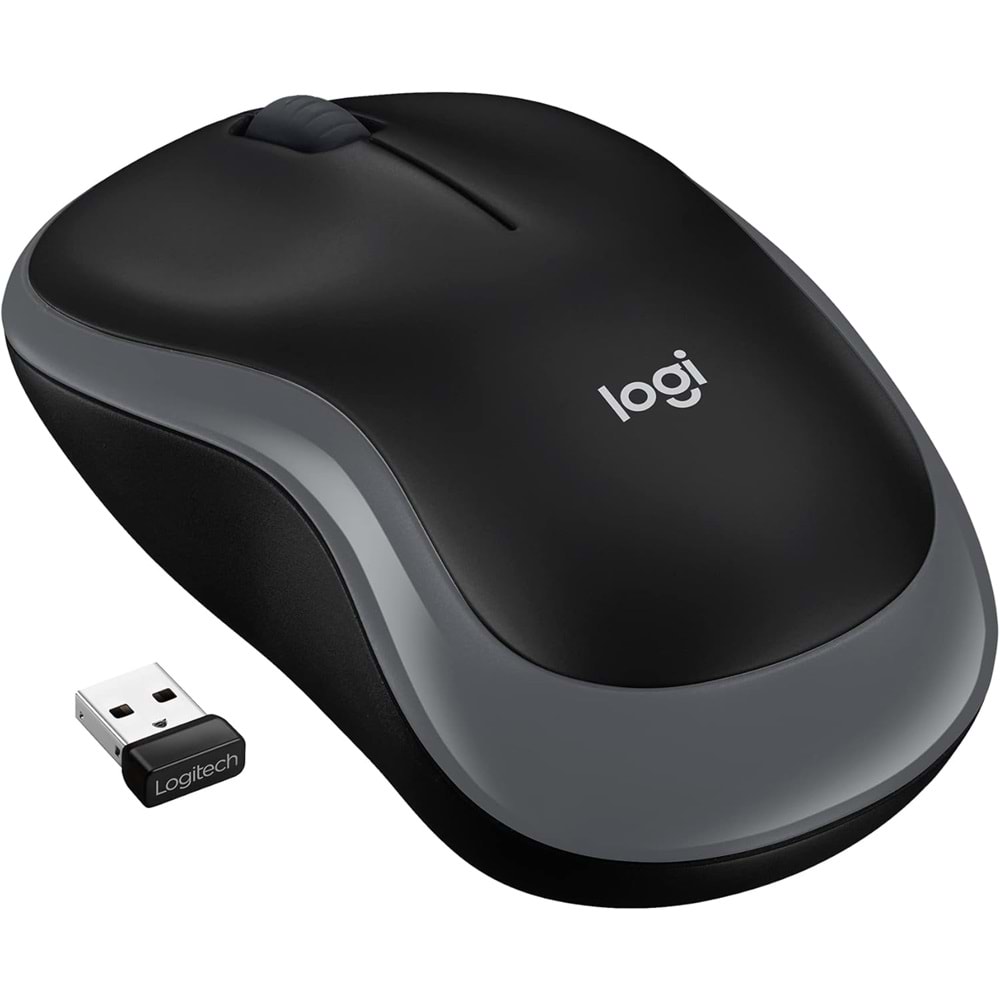 Logitech M185 Kablosuz Mouse, Gri 910-002235