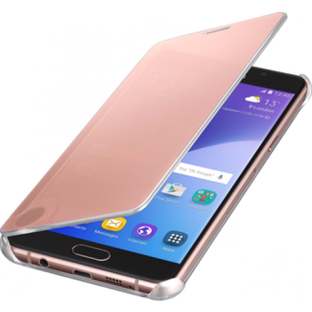 Samsung Galaxy A5 2016 Clear View Cover Akıllı Kılıf, Rose Gold EF-ZA510CZEGWW
