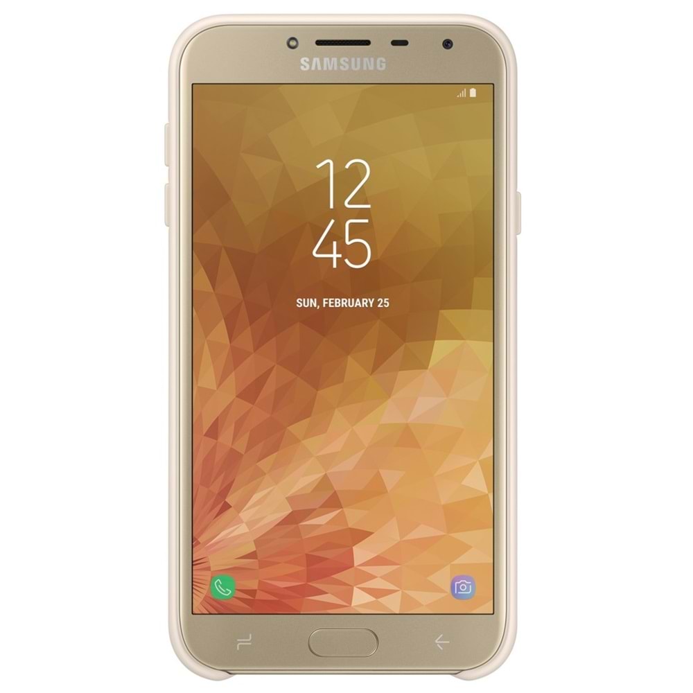 Samsung Galaxy J4 Dual Layer Çift Katmanlı Kılıf, Gold EF-PJ400CFEGWW