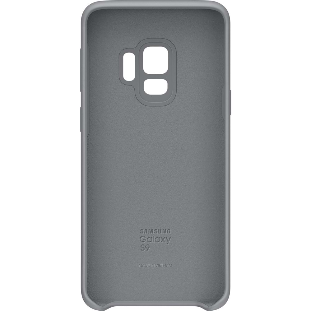 Samsung Galaxy S9 Silikon Cover Kılıf, Gri EF-PG960TJEGWW