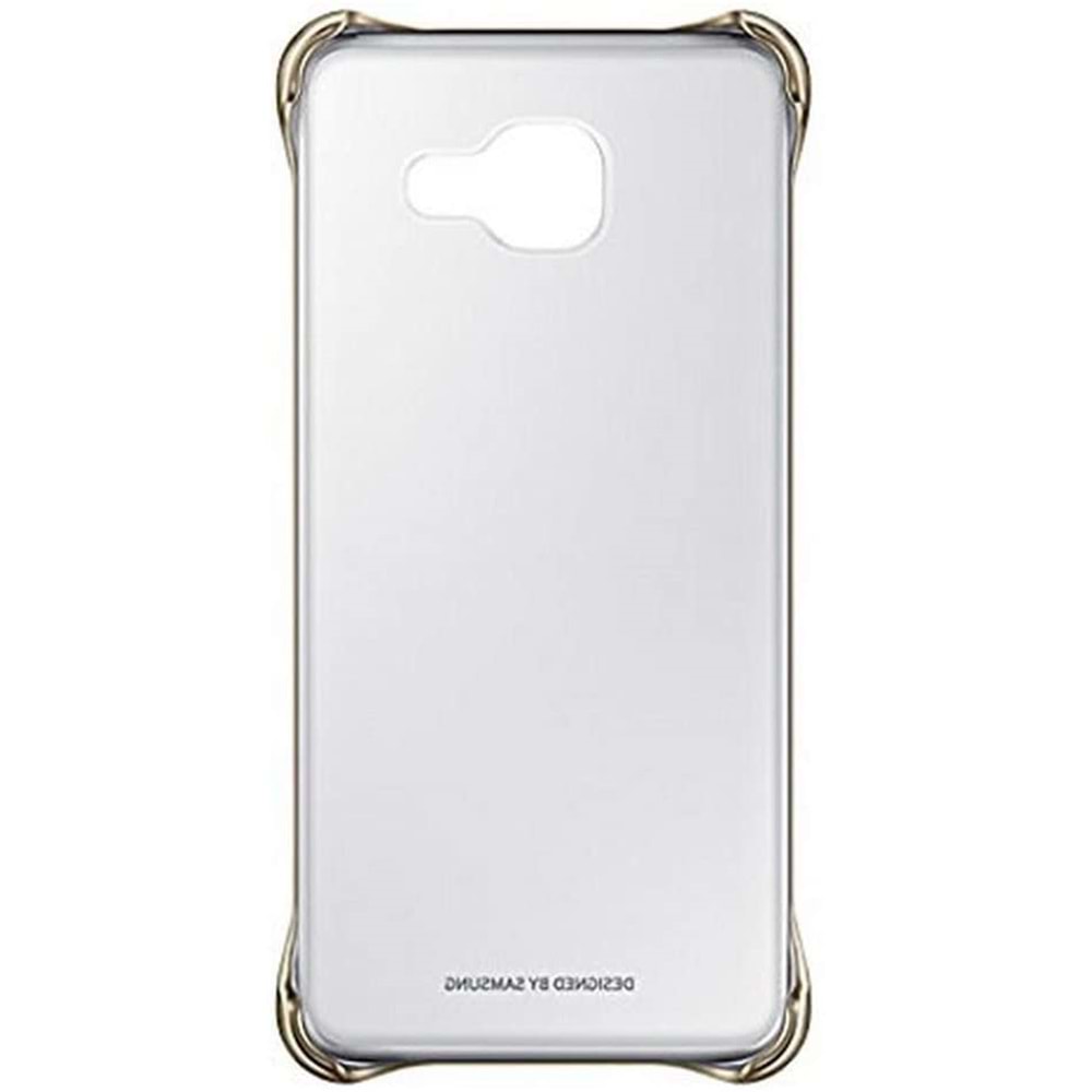 Samsung Galaxy A3 2016 (SM-A310) Clear Cover Şeffaf Kılıf, Gold EF-QA310CFEGWW