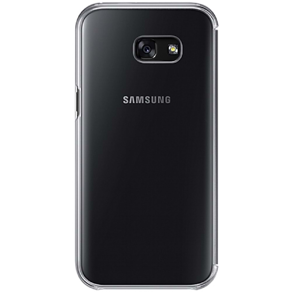 Samsung Galaxy A5 2017 Clear View Cover Akıllı Kılıf, Siyah EF-ZA520CBEGWW