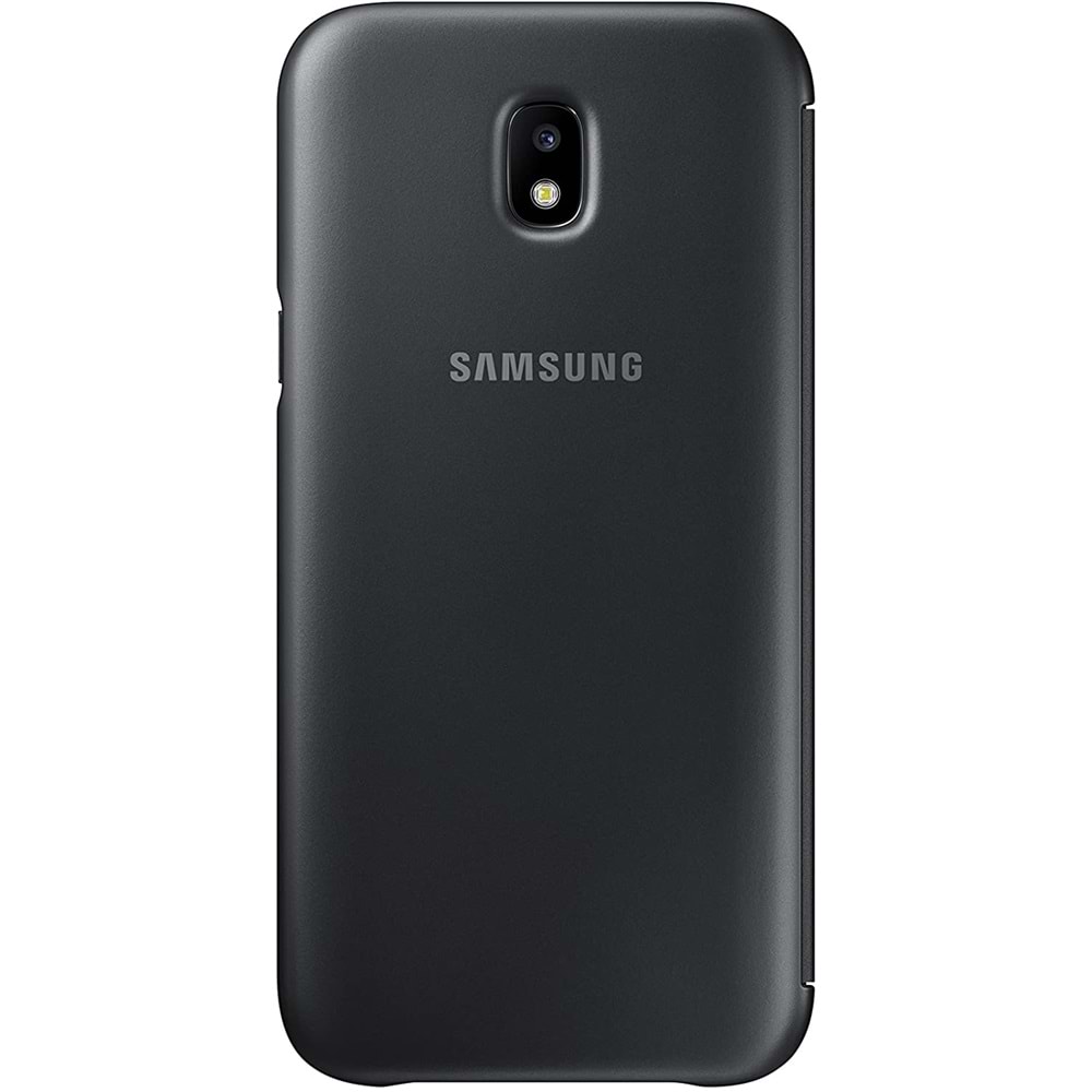 Samsung Galaxy J5 Pro 2017 (J530) Kartlıklı Cüzdan Kılıf, Siyah