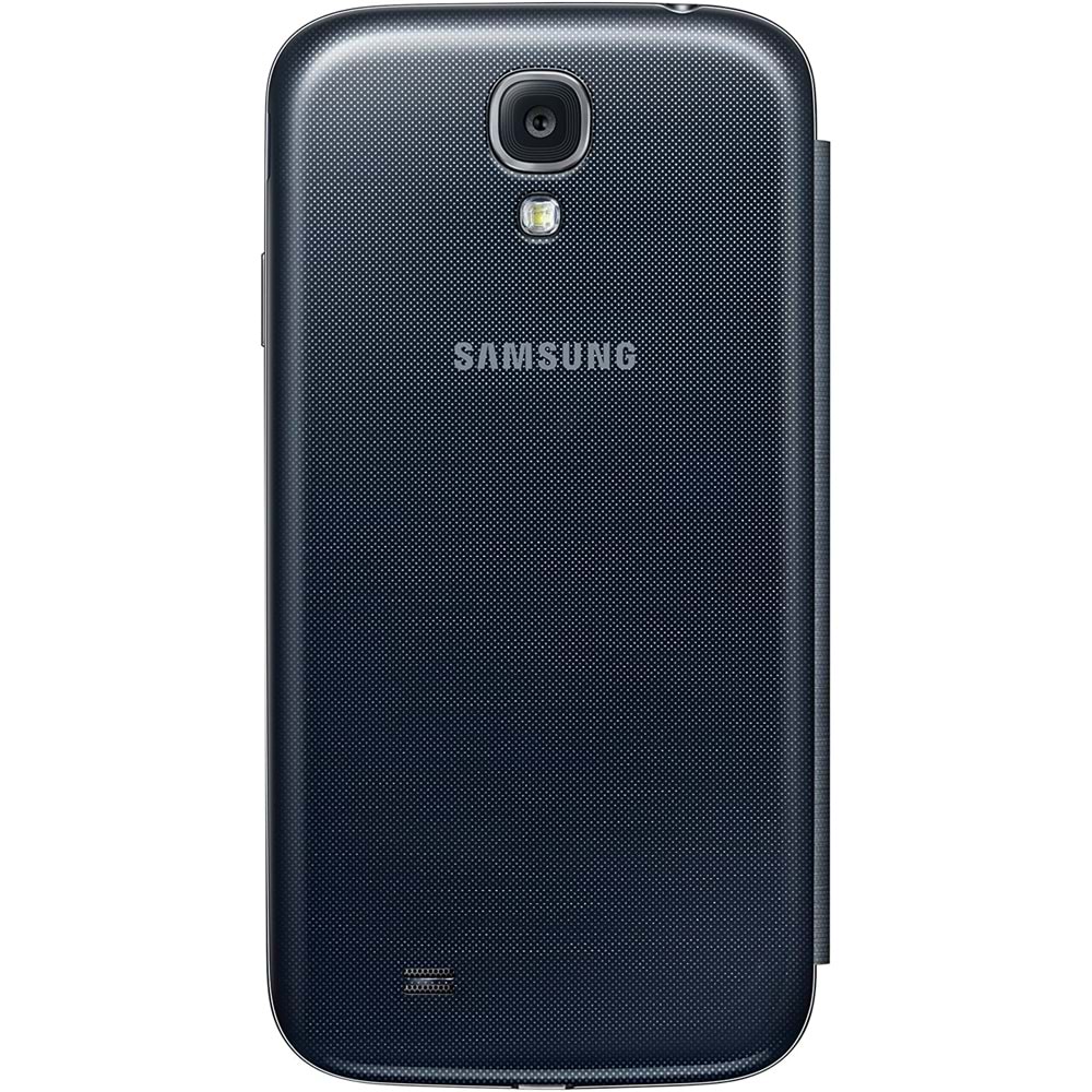 Samsung Galaxy S4 (i9500) S-View Cover Orijinal Kapaklı Kılıf, Siyah EF-CI950BBEGWW