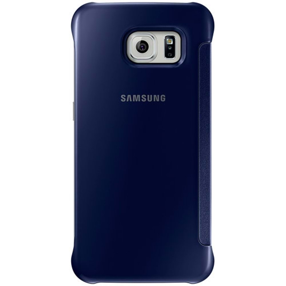 Samsung Galaxy S6 Clear View Cover Akıllı Kılıf, Siyah EF-ZG920BBEGWW