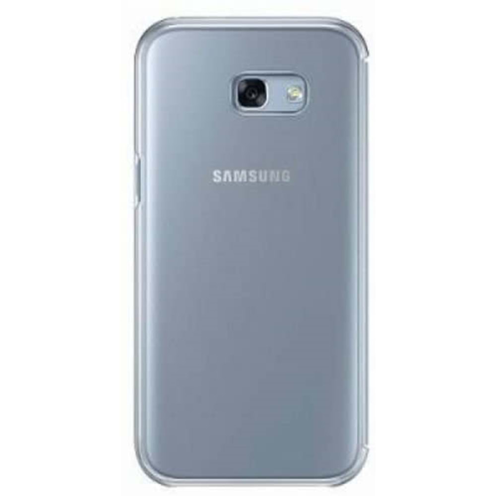 Samsung Galaxy A5 2017 Clear View Cover Akıllı Kılıf, Mavi EF-ZA520CLEGWW