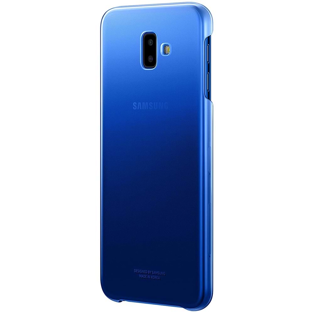Samsung Galaxy J6+ Plus Koruyucu Arka Kapak Kılıf, Mavi EF-AJ610CLEGWW