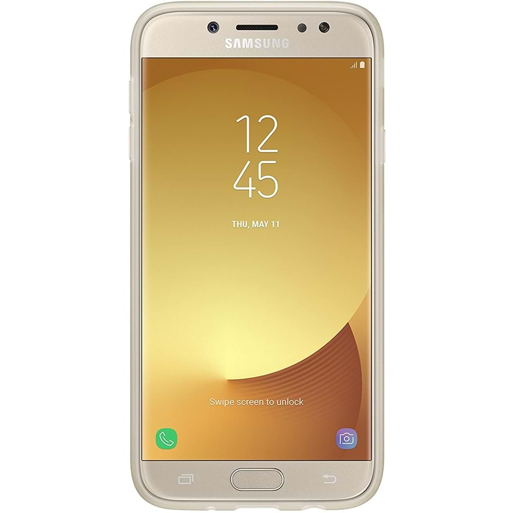 Samsung Galaxy J7 2017 Jelly Cover Koruyucu Kılıf, Gold EF-AJ730TFEGWW