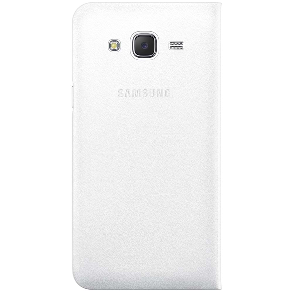 Samsung Galaxy J5 2015 (SM-J500) Flip Wallet Cüzdan Kılıf, Beyaz EF-WJ500BWEGWW