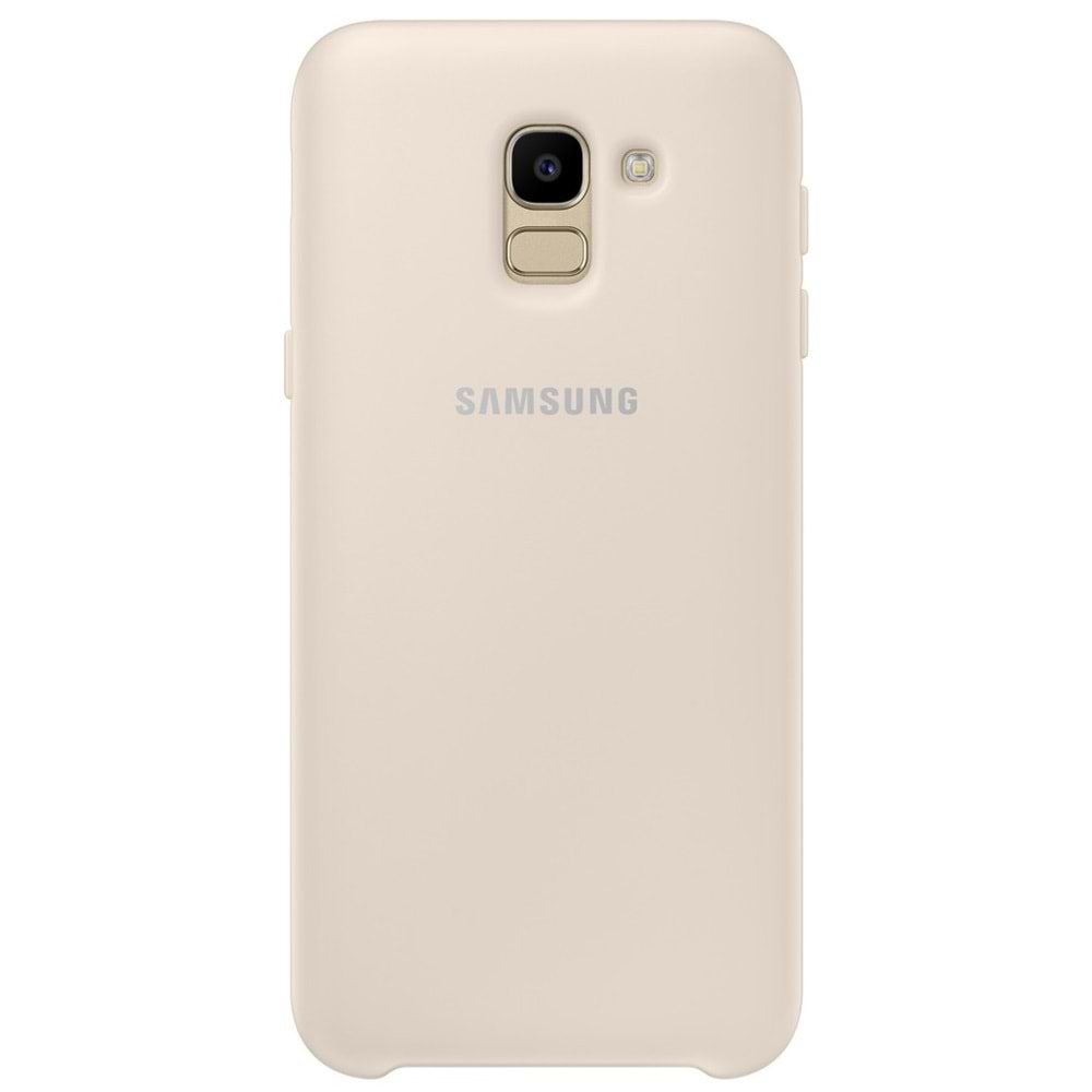 Samsung Galaxy J6 Dual Layer Çift Katmanlı Kılıf, Gold EF-PJ600CFEGWW