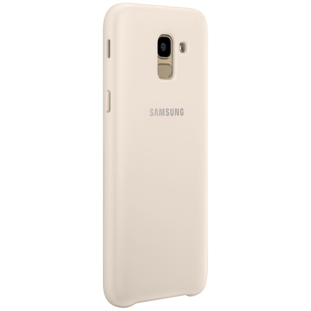 Samsung Galaxy J6 Dual Layer Çift Katmanlı Kılıf, Gold EF-PJ600CFEGWW