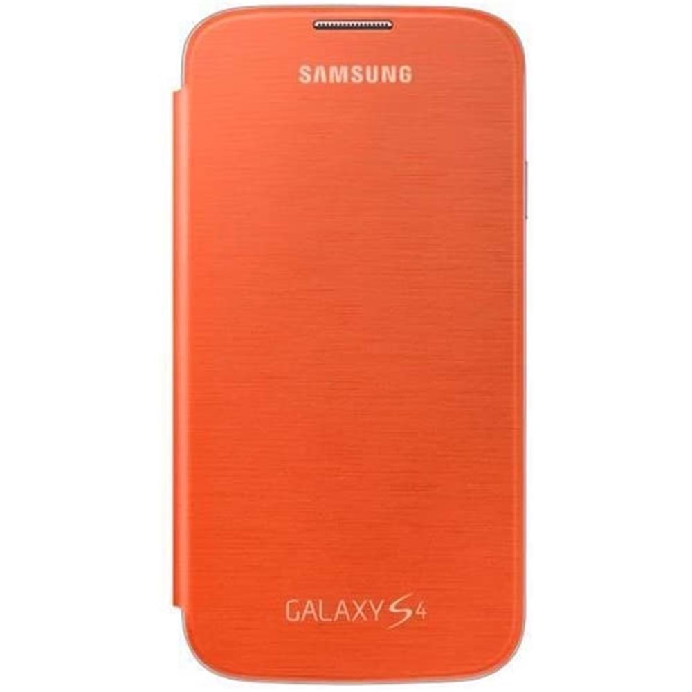 Samsung Galaxy S4 Flip Wallet Cover Kılıf, Turuncu EF-FI950BOEGWW