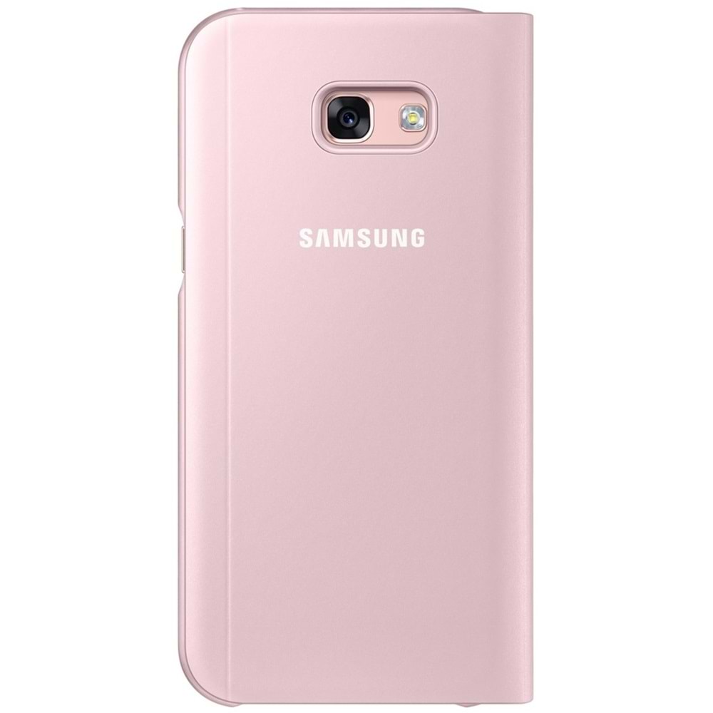 Samsung Galaxy A5 2017 S-View Kapaklı Kılıf, Rose Gold EF-CA520PPEGWW