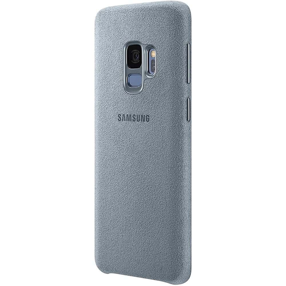 Samsung Galaxy S9 Alcantara Süet Deri Kılıf, Yeşil (Samsung Türkiye Garantili)