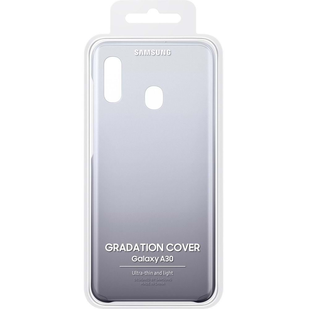 Samsung Galaxy A30 ve A20 İçin Gradation Cover Kılıf, Siyah EF-AA305CBEGWW