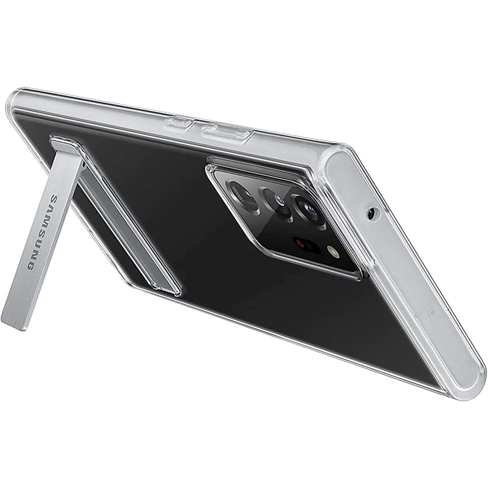 Samsung Galaxy Note 20 Ultra için Standlı Şeffaf Kılıf EF-JN985CTEGWW