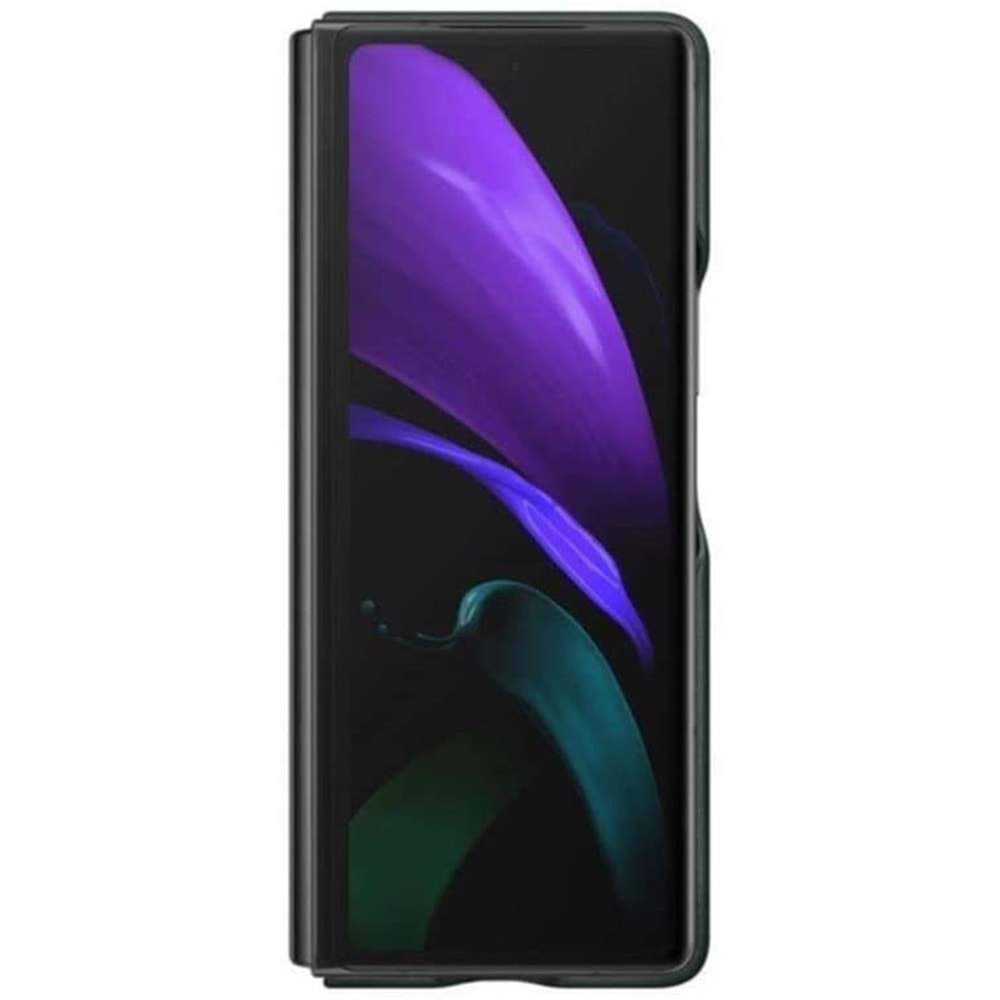 Samsung Galaxy Z Fold2 Deri Kılıf Lether Cover EF-VF916L, Yeşil