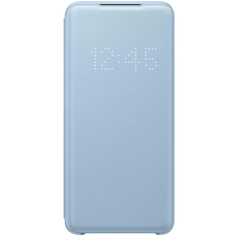 Samsung Galaxy S20 LED View Cover Akıllı Kılıf, Mavi EF-NG980PLEGTR