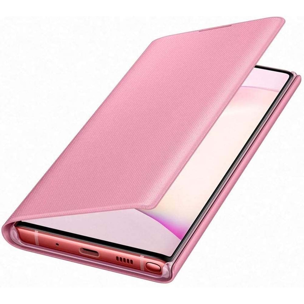 Samsung Galaxy Note 10 LED View Cover Akıllı Kılıf, Pembe EF-NN970PPEGTR