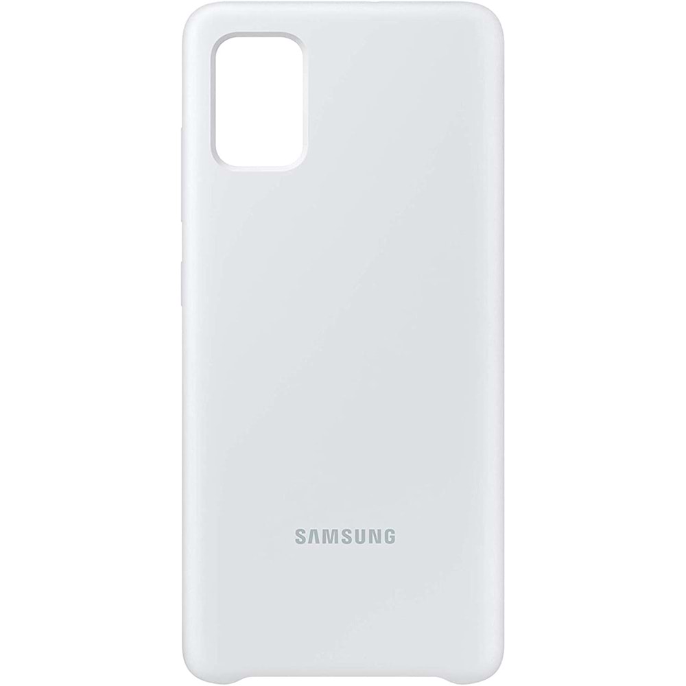 Samsung Galaxy A51 Silikon Cover Kılıf, Beyaz EF-PA515TWEGWW