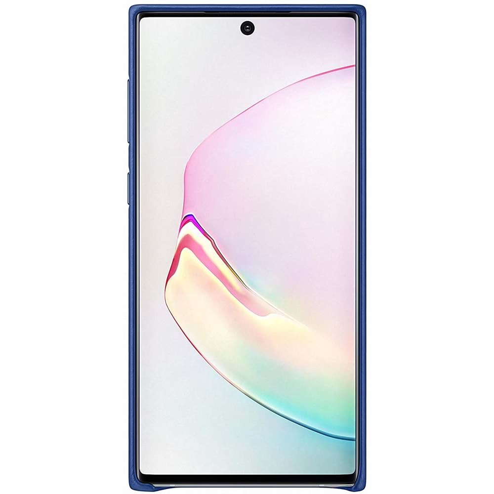 Samsung Galaxy Note 10 Deri Kılıf Leather Cover, Mavi EF-VN970LLEGWW