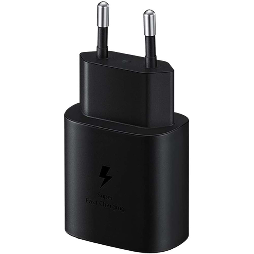 Outlet Samsung TA800N Adaptif 25W Type-C Hızlı Şarj Cihazı Tip C (kablosuz), Siyah