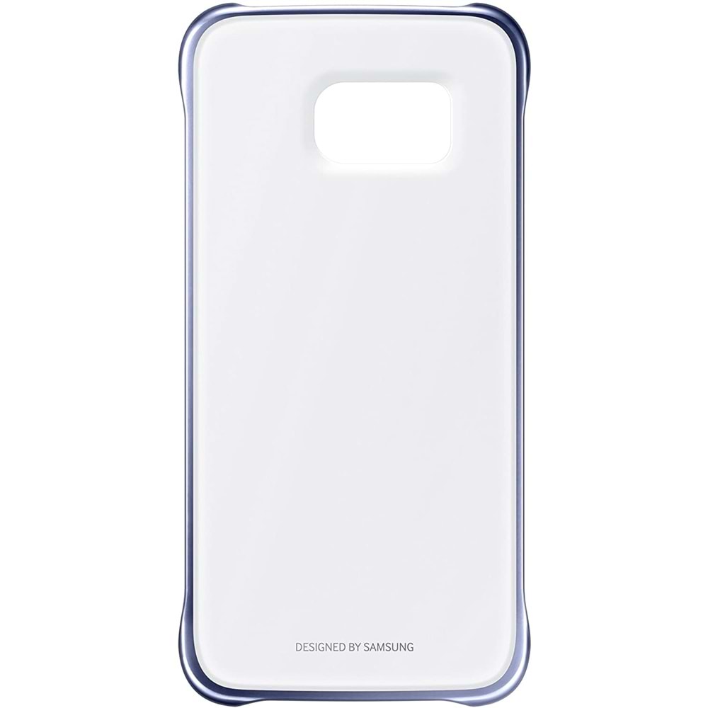 Samsung Galaxy S6 Clear Cover Orijinal Şeffaf Kılıf, Mavi EF-QG920BBEGWW