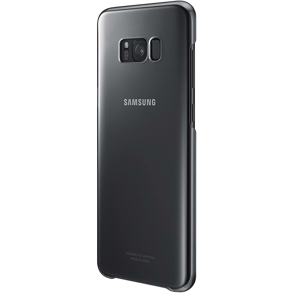 Samsung Galaxy S8 Clear Cover Şeffaf Kılıf, Siyah (Samsung Türkiye Garantli)