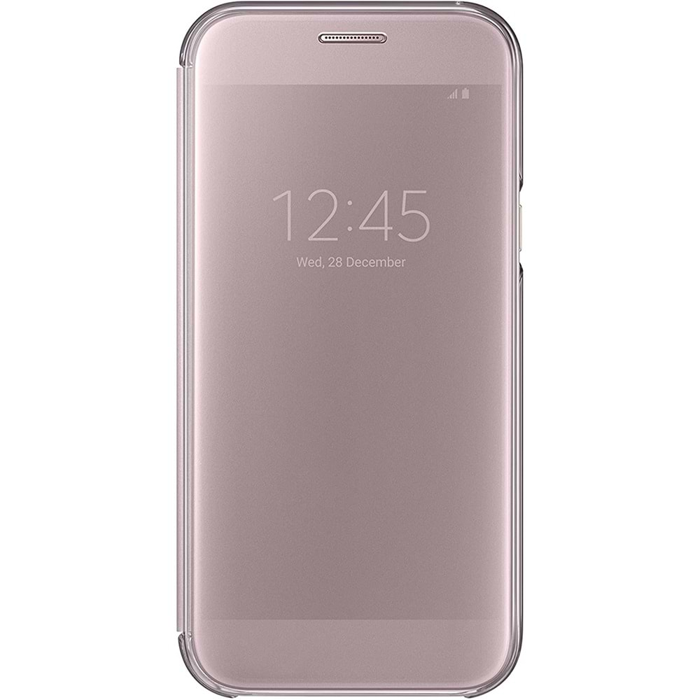 Samsung Galaxy A5 2017 Clear View Cover Akıllı Kılıf, Rose Gold EF-ZA520CPEGWW