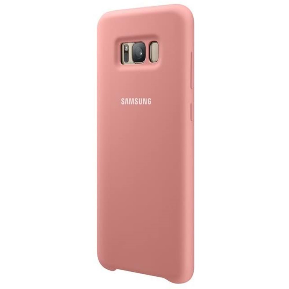 Samsung Galaxy S8+ Plus Silikon Cover Kılıf, Pembe EF-PG955TPEGWW