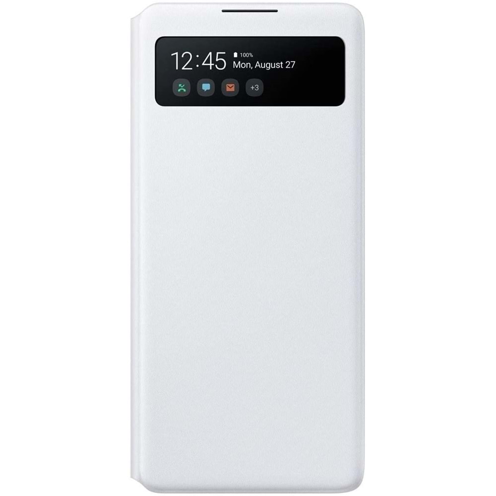 Samsung Galaxy S10 Lite S-View Cüzdan Kılıf, Beyaz EF-EG770PWEGWW