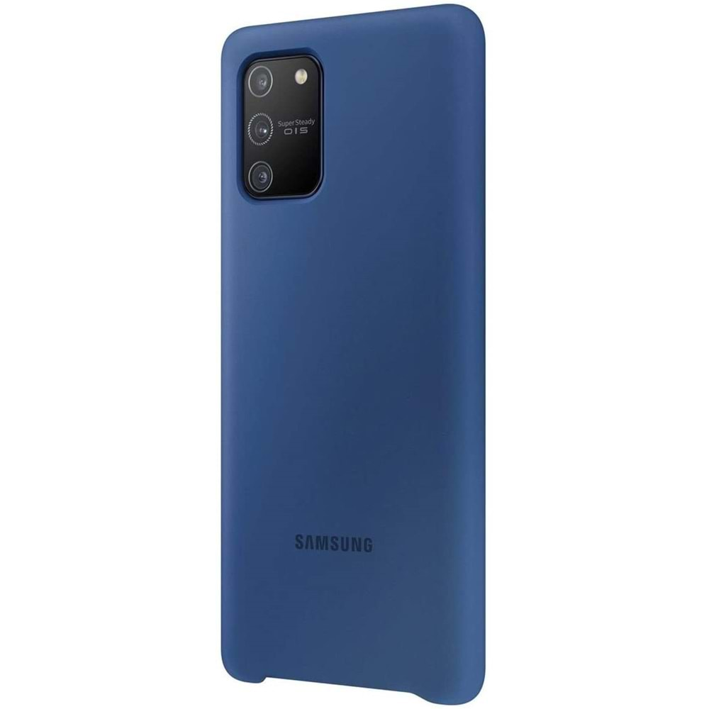 Samsung Galaxy S10 Lite Silikon Cover Kılıf, Mavi EF-PG770TLEGWW