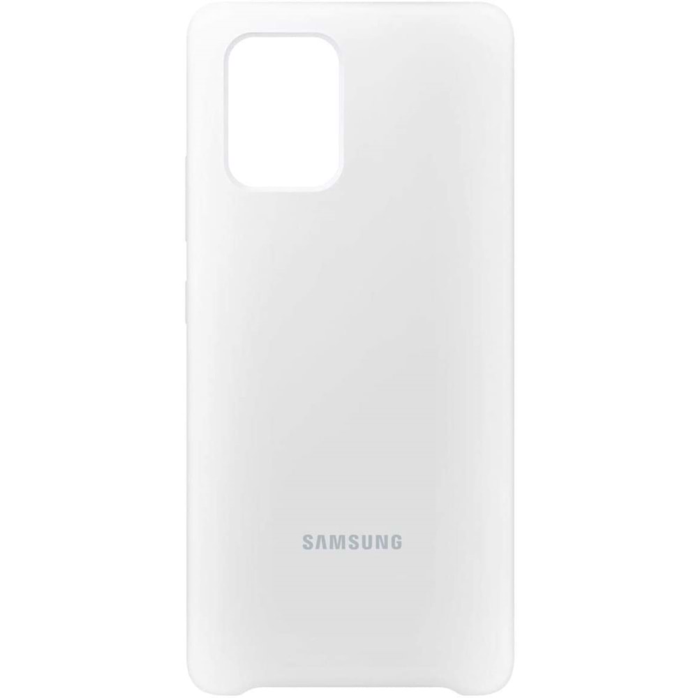 Samsung Galaxy S10 Lite Silikon Cover Kılıf, Beyaz EF-PG770TWEGWW