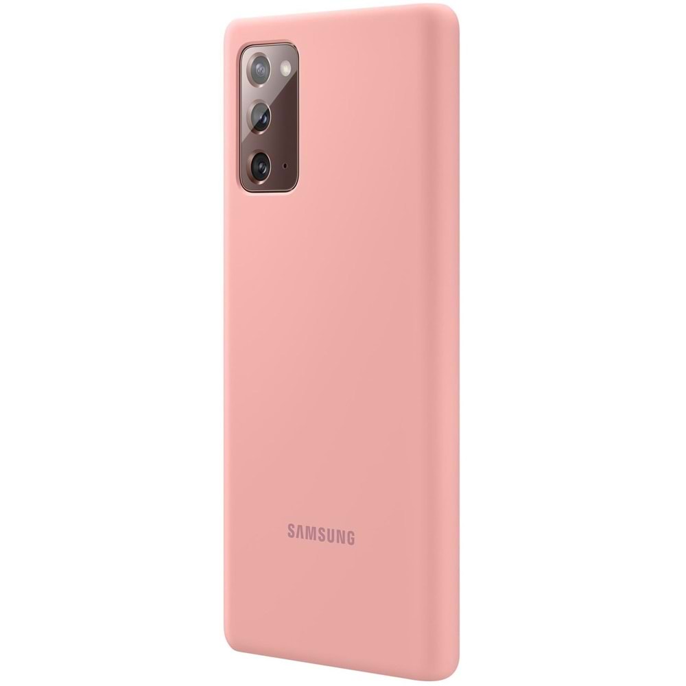 Samsung Galaxy Note 20 Silikon Cover Kılıf, Mistik Bronz EF-PN980