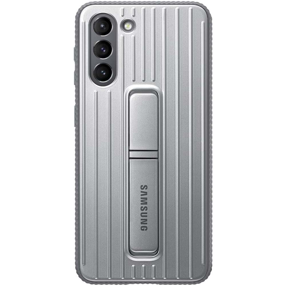 Samsung Galaxy S21 Protective Standing Cover Kılıf, Gümüş EF-RG991CJEGWW
