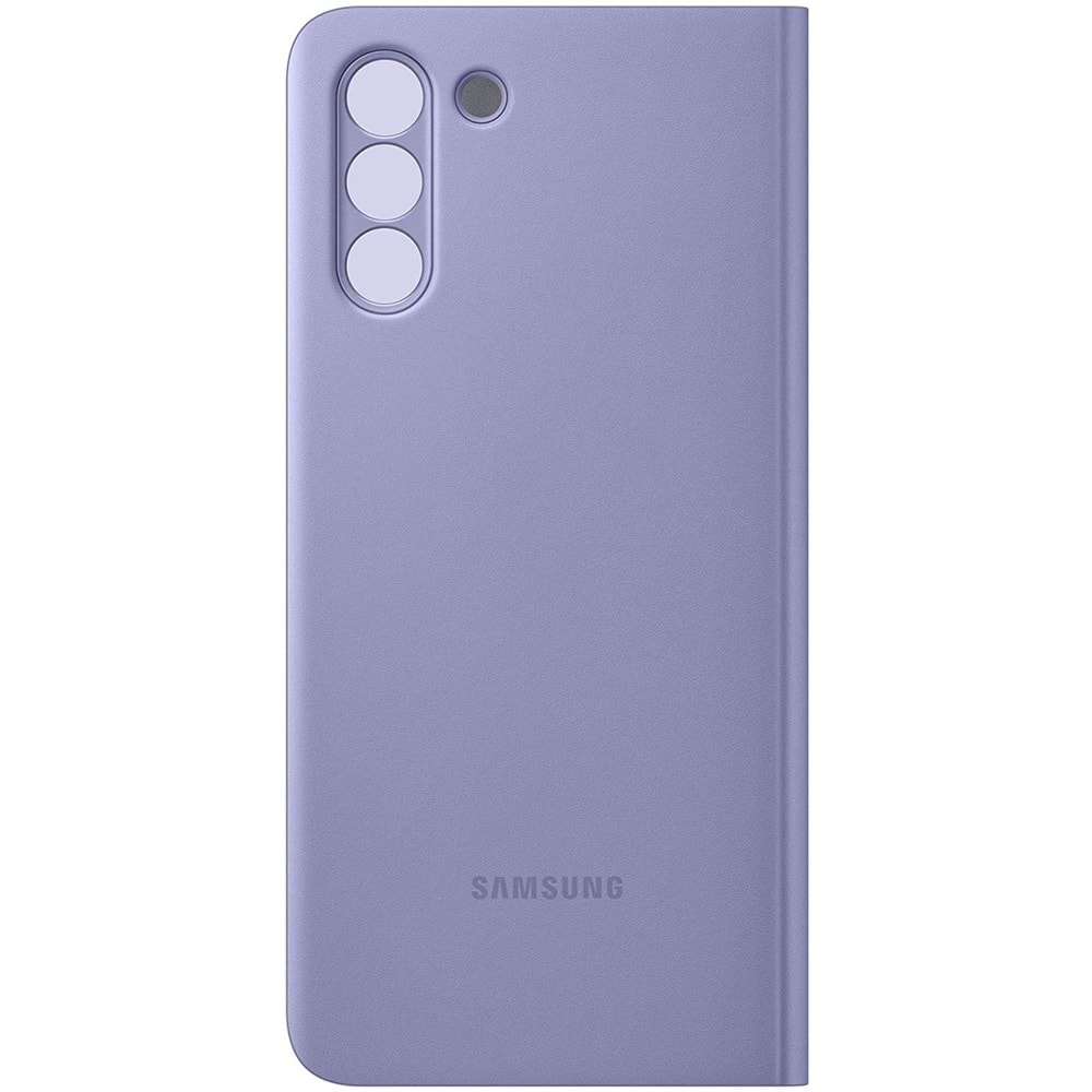 Samsung Galaxy S21+ Plus için Smart Clear View Kapaklı Kılıf, Mor EF-ZG996CVEGTR