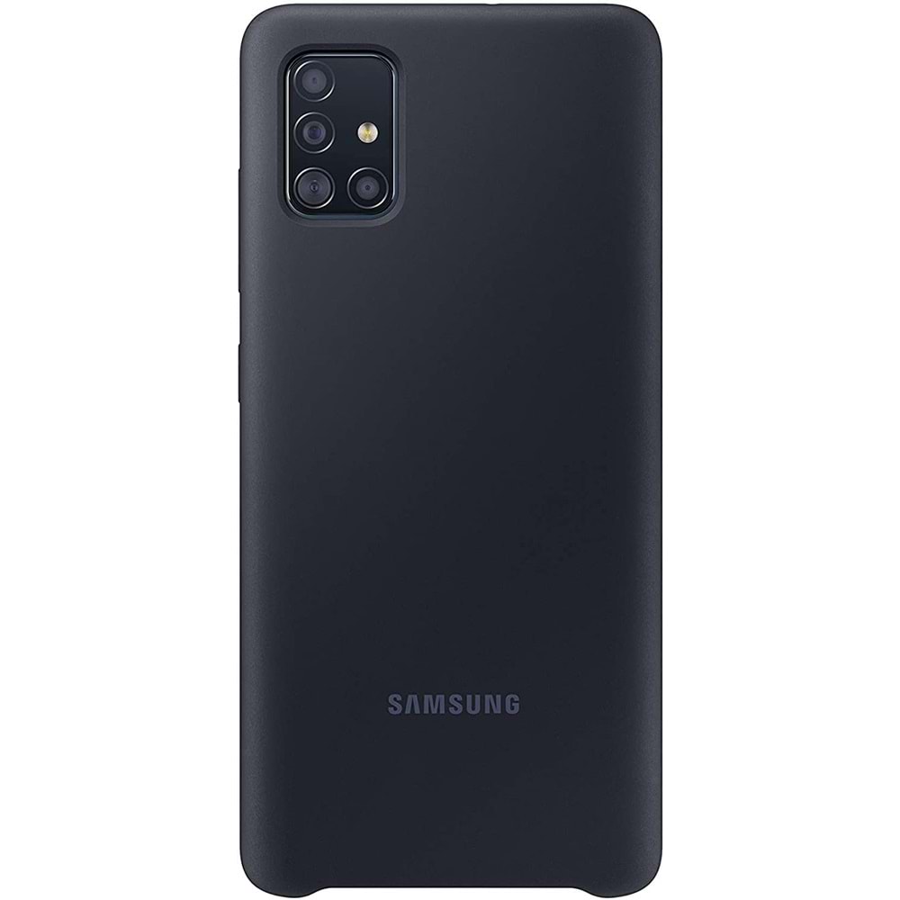 Samsung Galaxy A51 Silikon Cover Kılıf, Siyah EF-PA515TBEGWW