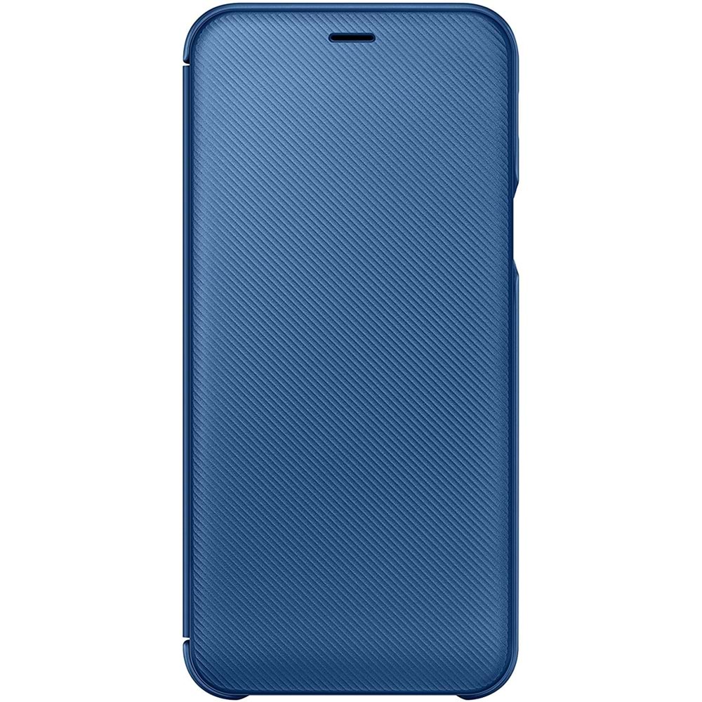 Samsung Galaxy A6 Flip Wallet Kapaklı Cüzdan Kılıf, Mavi EF-WA600CLEGWW