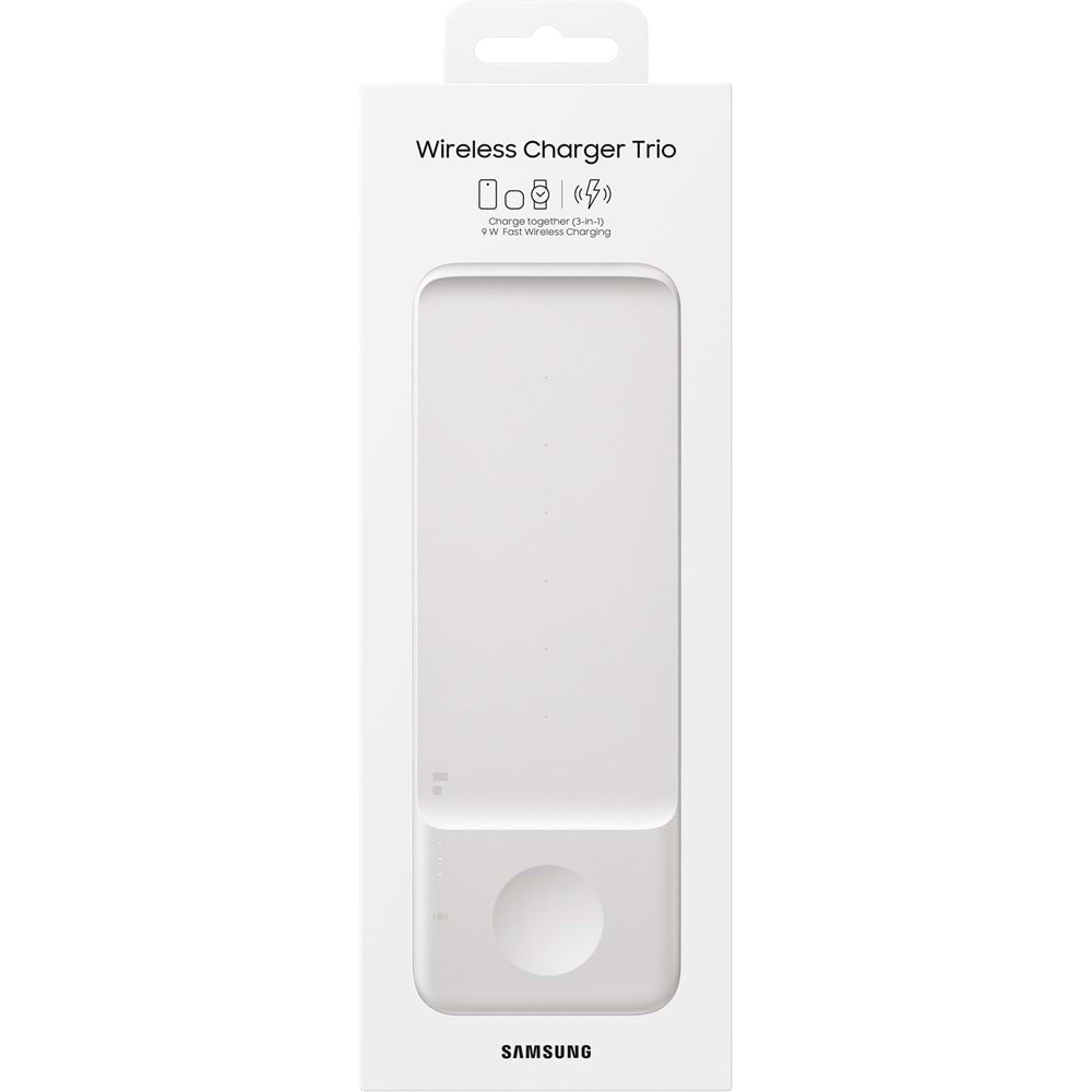 Samsung EP-P6300T Kablosuz Hızlı Şarj Cihazı Üçlü (25W), Beyaz