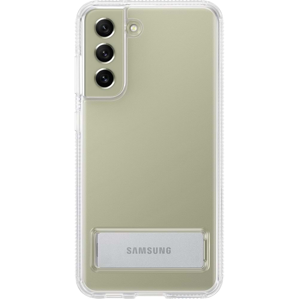 Samsung Galaxy S21 FE Standing Cover EF-JG990 Ayaklı Şeffaf Kılıf