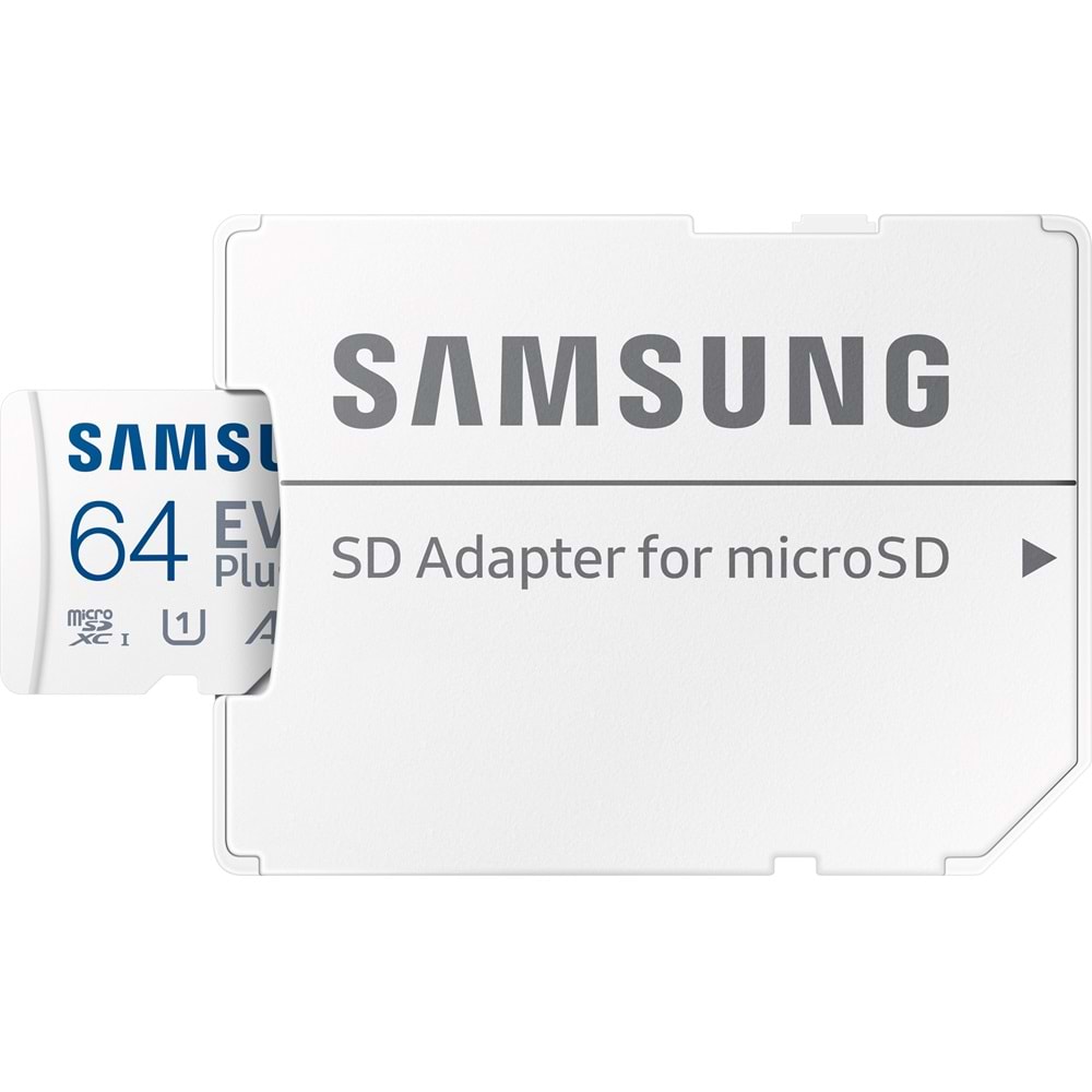 Samsung Evo Plus 64GB microSD Hafıza Kartı MB-MC64KA/TR (Samsung Türkiye Garantili)