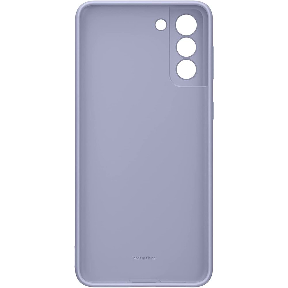 Samsung Galaxy S21 Silikon Cover Kılıf, Mor EF-PG991TVEGWW