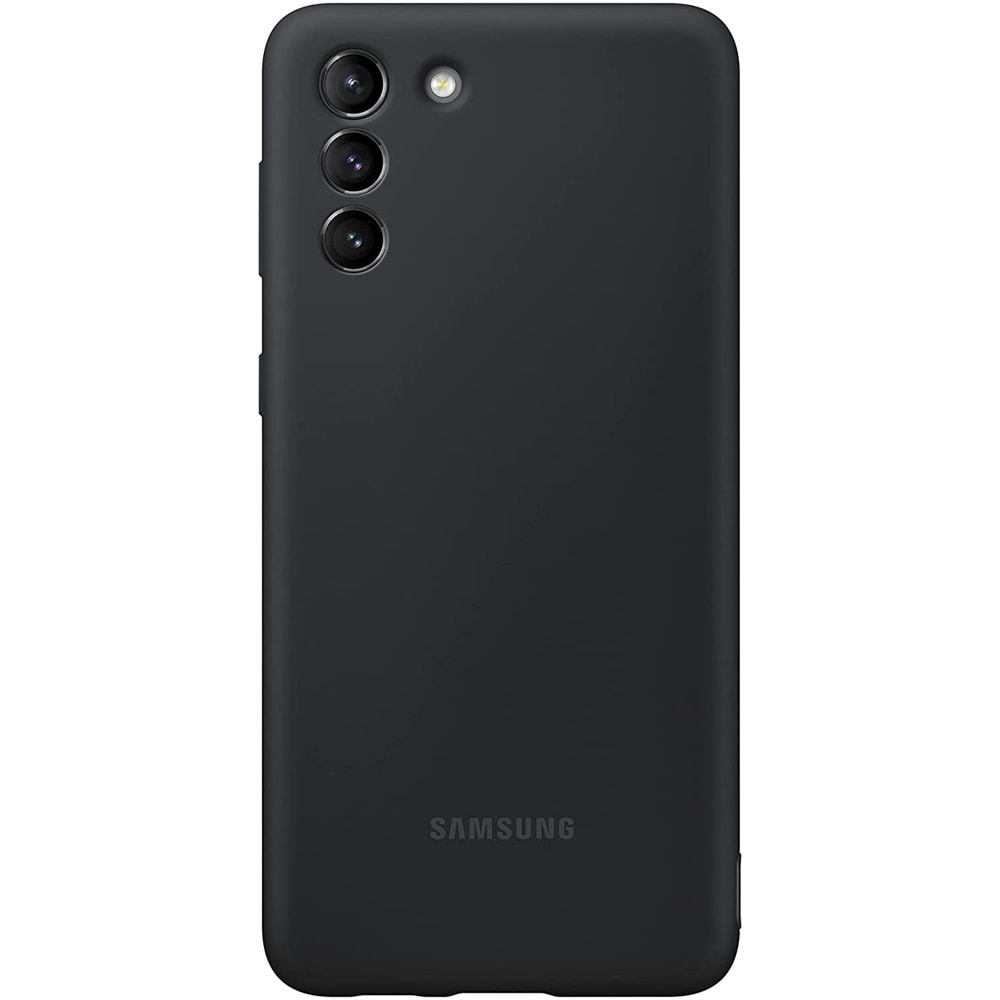 Samsung Galaxy S21 Silikon Cover Kılıf, Siyah EF-PG991TBEGWW