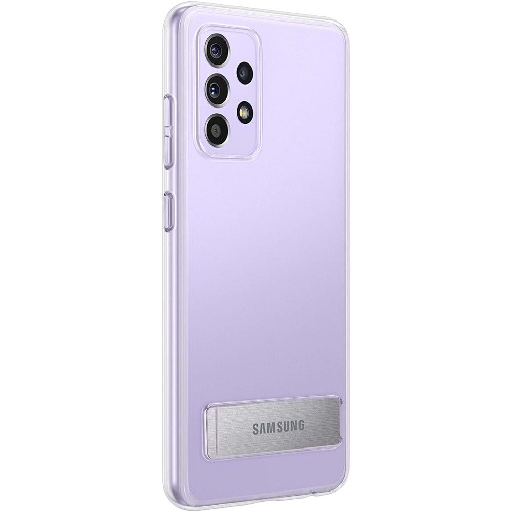 Samsung Galaxy A52 Clear Standing Cover Ayaklı Şeffaf Kılıf EF-JA525CTEGWW