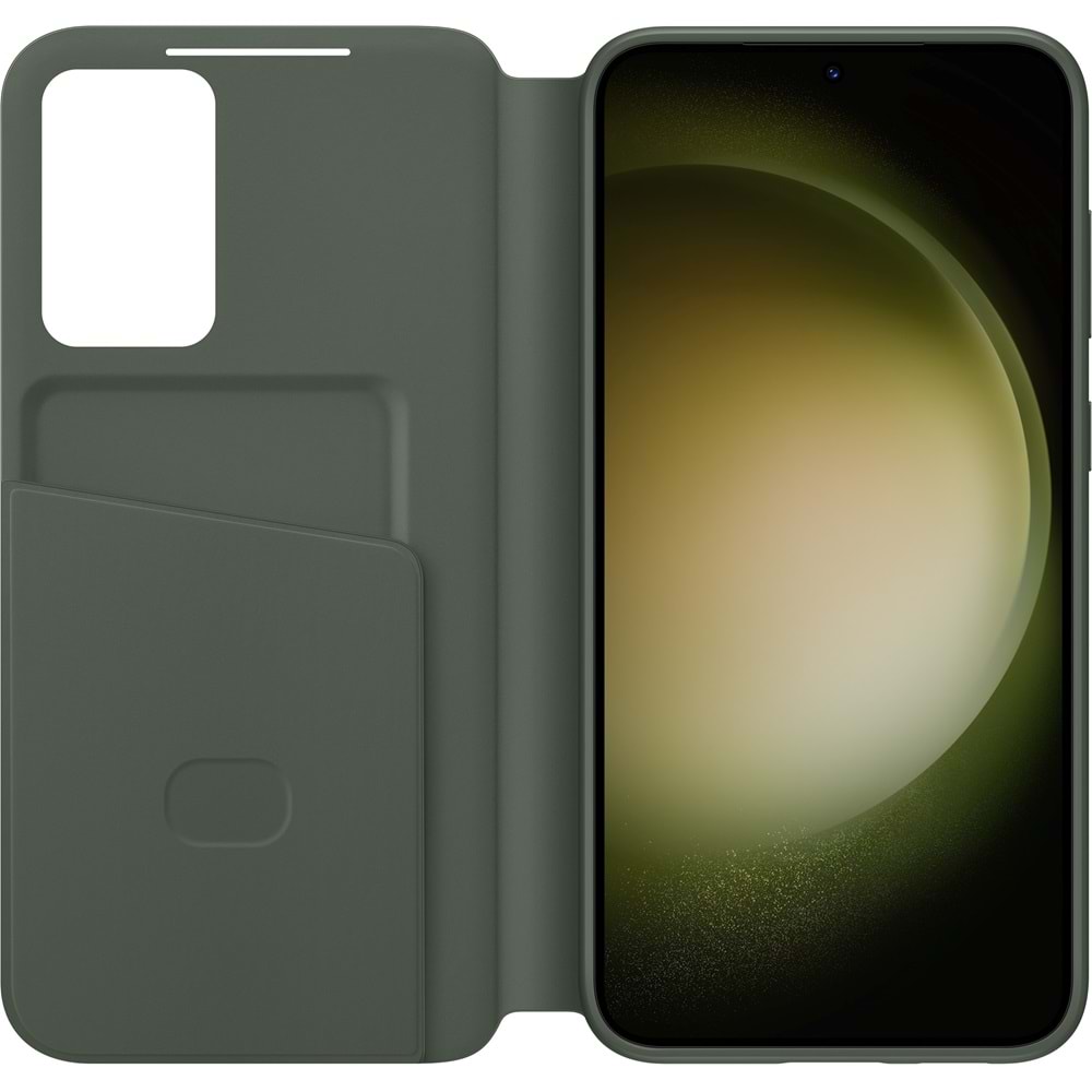 Samsung Galaxy S23+ Plus Akıllı Ekranlı Kılıf Smart View Wallet Case, Lila EF-ZS916C