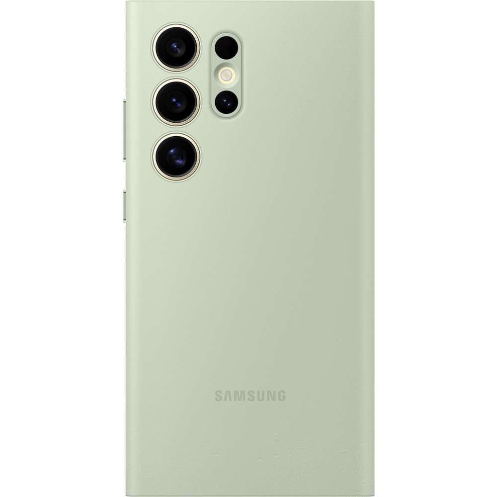 Samsung Galaxy S24 Ultra Akıllı Ekranlı Cüzdanlı Kılıf Smart View Wallet Case, Yeşil EF-ZS928C