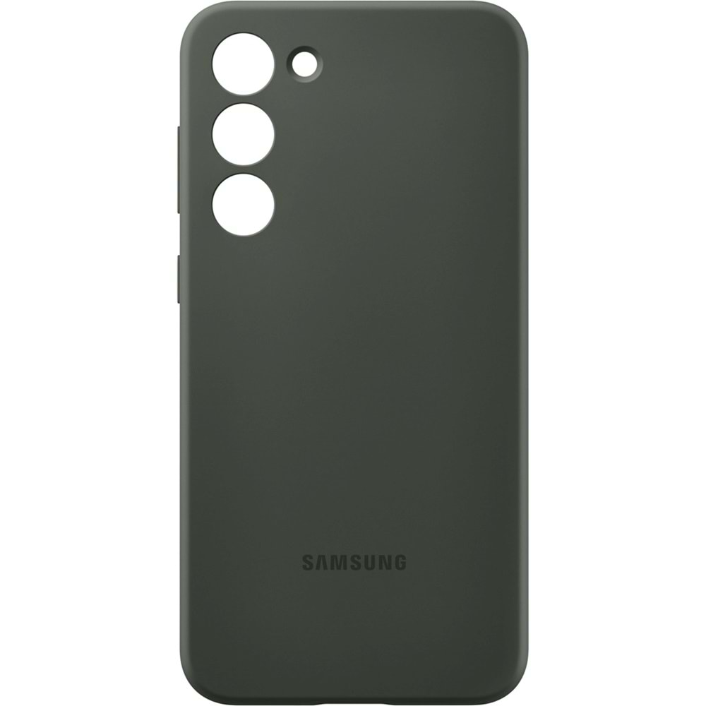 Samsung Galaxy S23+ Plus Silikon Cover, Haki